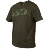 Fox Chunk Khaki Camo Print T-Shirt