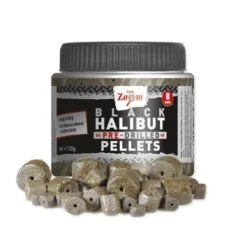 Carp Zoom Pre-Drilled Black Haibut Pellets 120gr