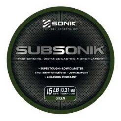 Sonik Subsonik Monofilament Green 1200M -Spro Voor Visgerei Winkel 2308324Sonik Subsonik Monofilament Green 1200M 4 1