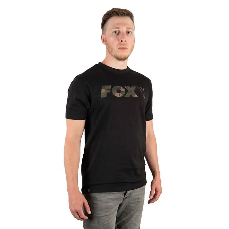 Fox Black Camo Raglan T-Shirt 1 Fox Black Camo Raglan T-Shirt