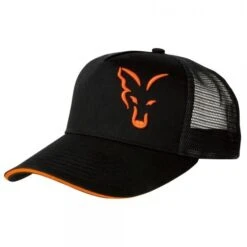 Fox Black / Orange Trucker Cap